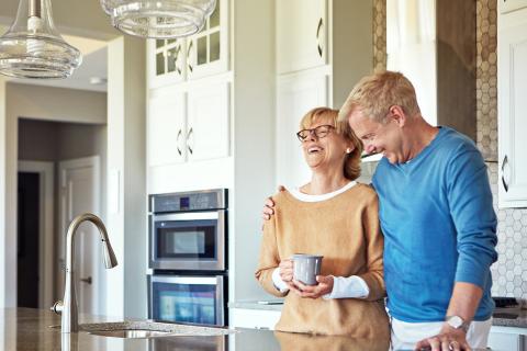 Happy Customers after cabinet restoration